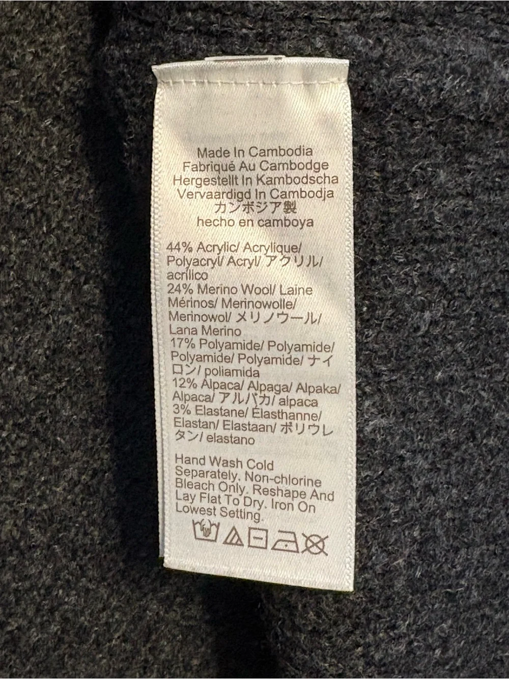 J. Crew Relaxed Milano-Stitch Cardigan Size Small Gray Cardigan Jacket Cozy
